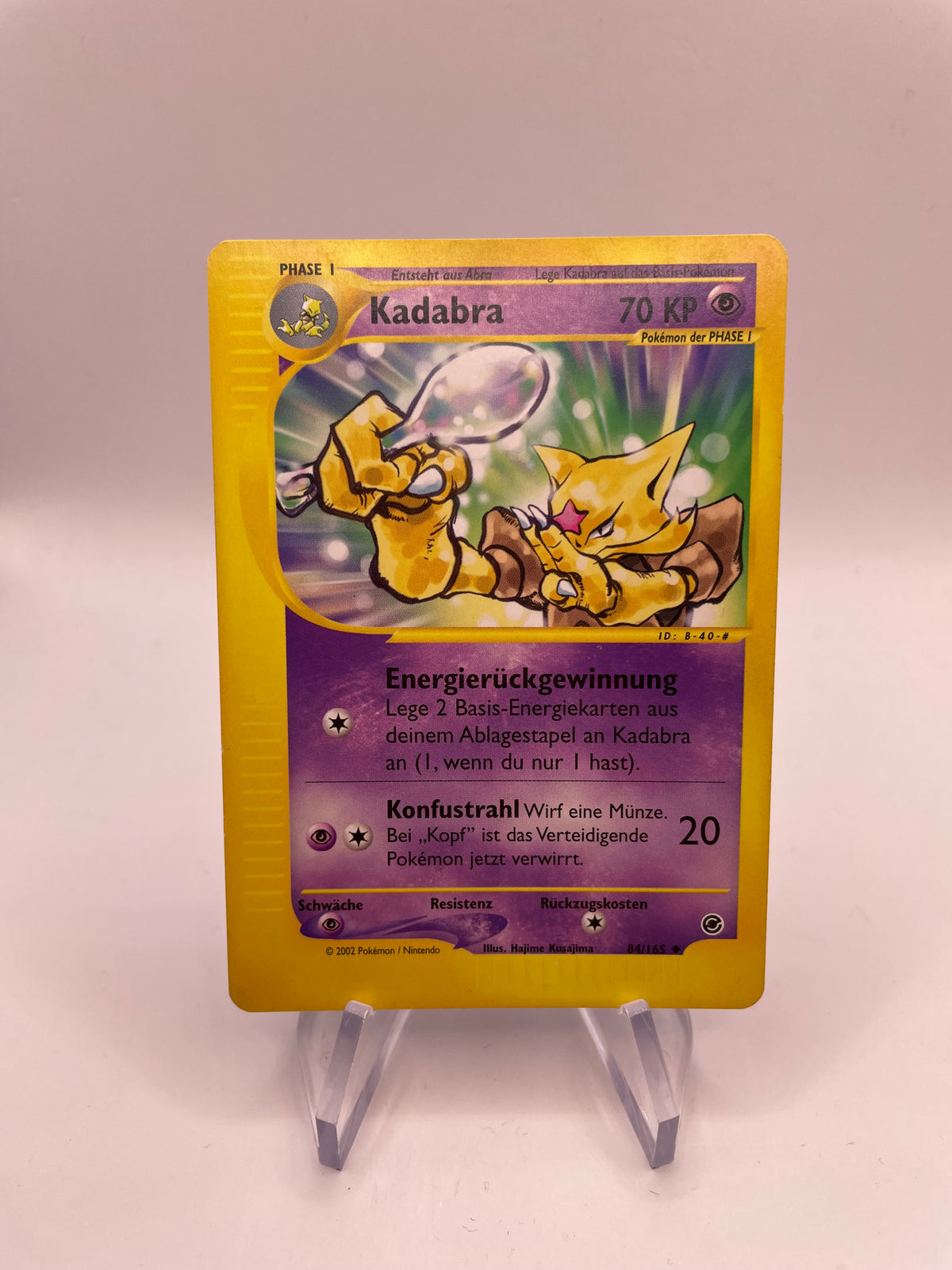 Pokemon Karte e-Series Kadabra 84/165 Deutsch