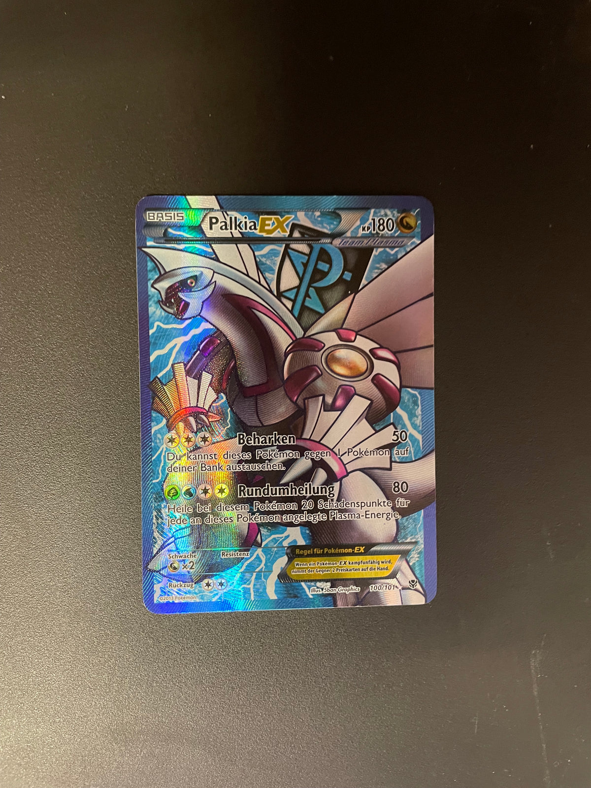 Pokemon Karte EX Palkia 100/101 Deutsch