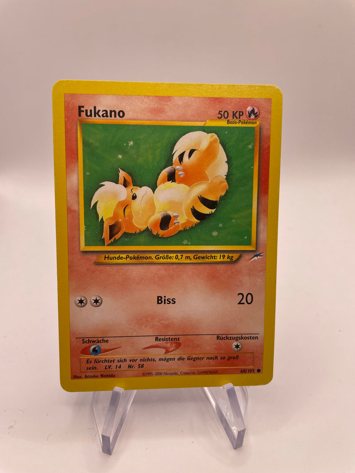 Pokemon Karte Neo Destiny Fukano 68/105 Deutsch