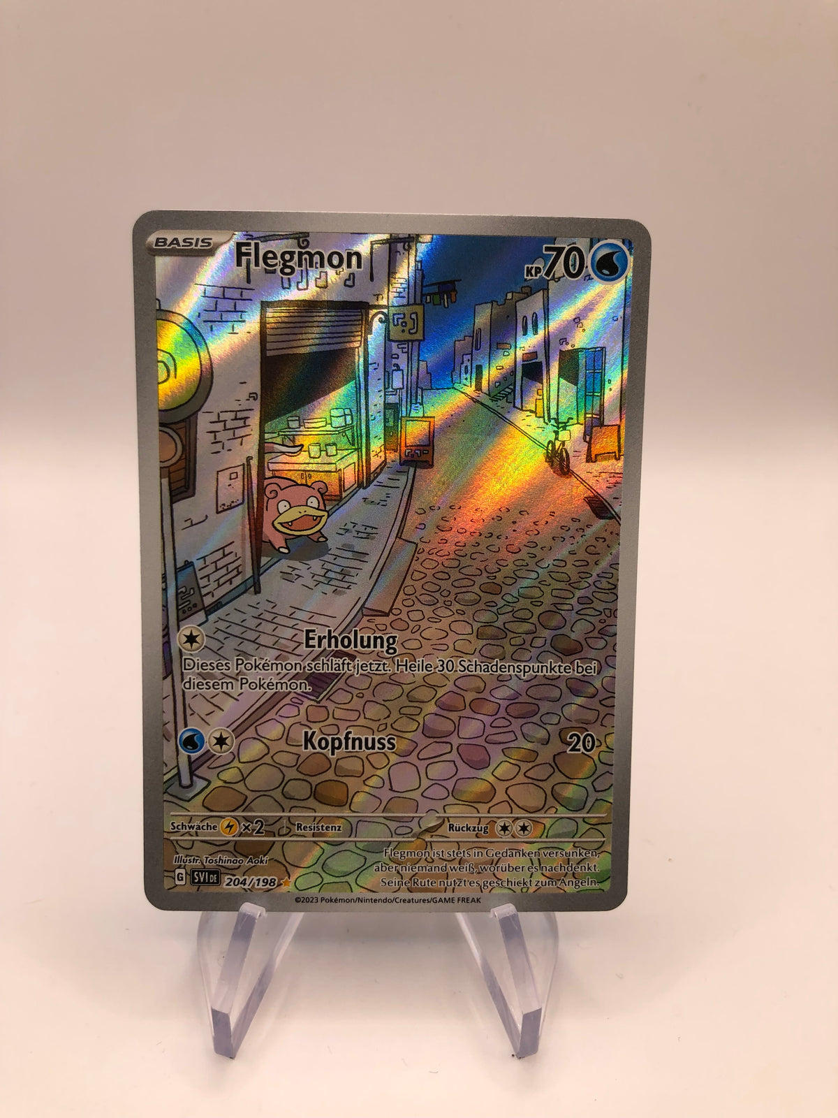 Pokemon Karte Art Rare Flegmon 204/198 Deutsch