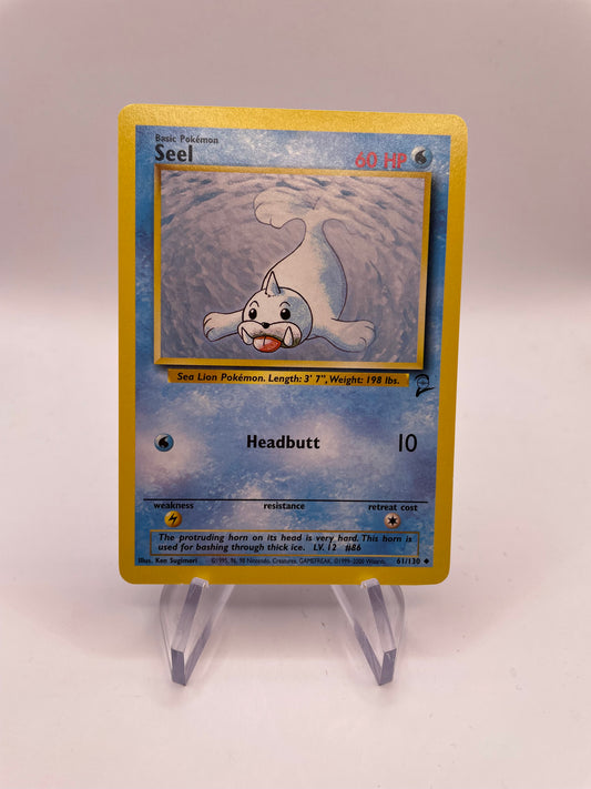Pokemon Karte Base Set 2 Seel 61/130 Englisch