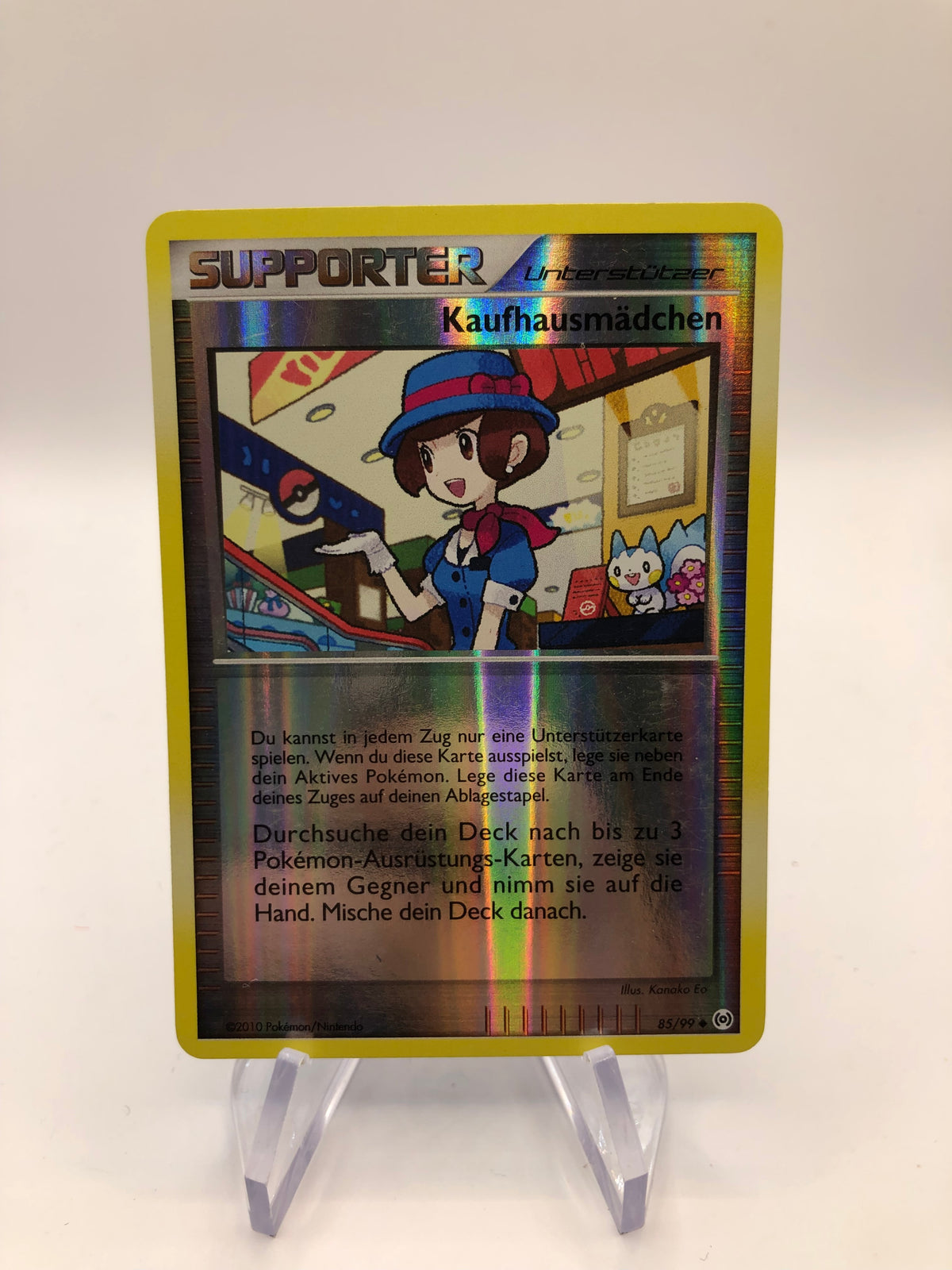 Pokemon Karte Revers Kaufhausmädchen 85/99 Deutsch