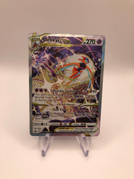 Pokemon Karte Vstar Alt-Art Deoxys GG46/GG70 Englisch