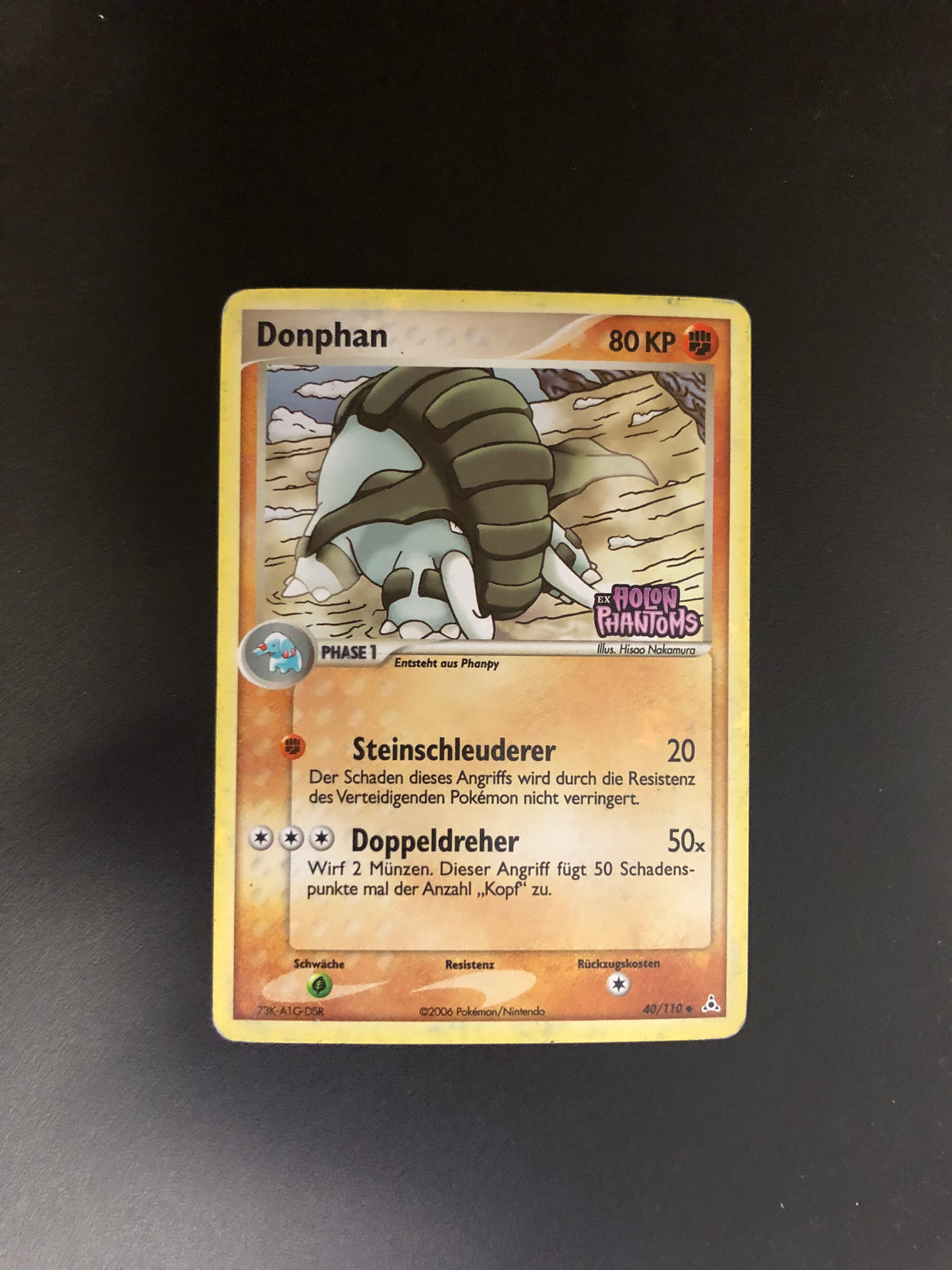 Pokemon Karte Stamp Donphan 40/110 Deutsch