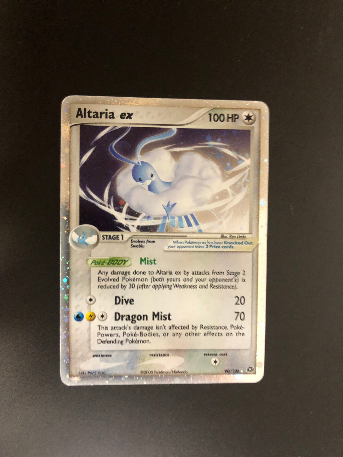 Pokemon Karte EX Altaria 90/106 Englisch