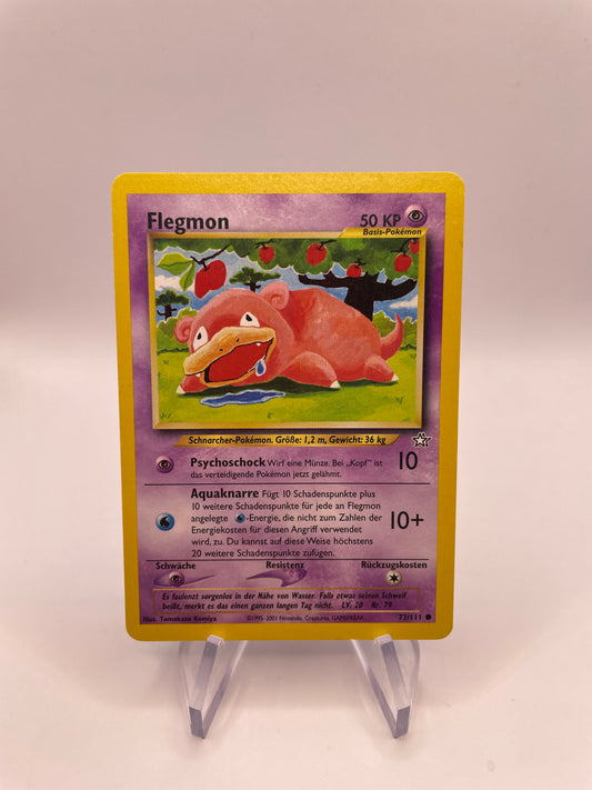 Pokemon Karte Flegmon Neo Genesis 73/111 Deutsch