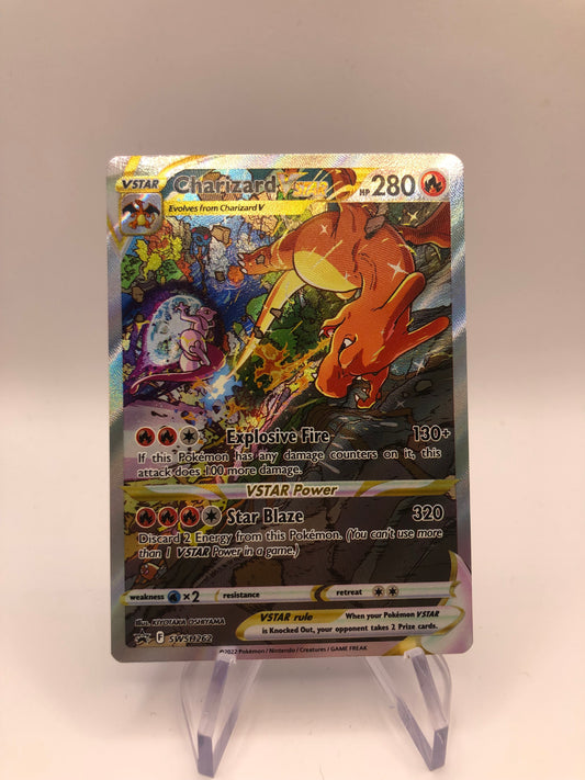 Pokemon Karte Vstar Alt-Art Glurak SWSH262 Englisch