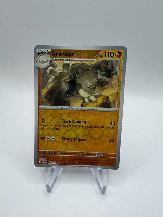 Pokemon Karte Reverse 151 Georok 75/165 Englisch