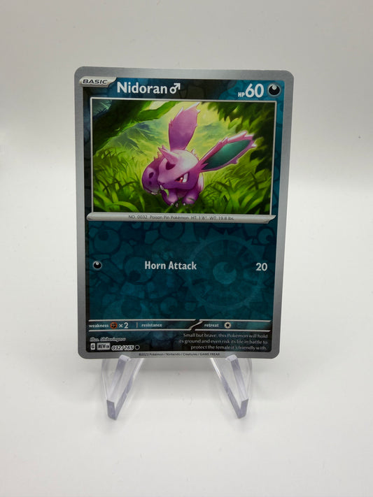 Pokemon Karte Reverse 151 Nidoran♂ 32/165 Englisch