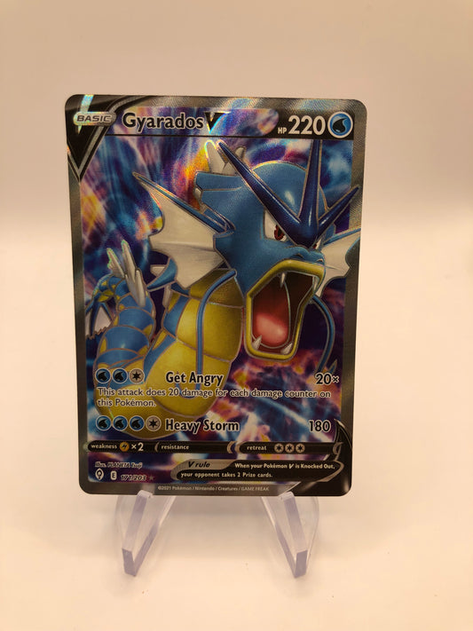 Pokemon Karte V Fullart Garados 171/203 Englisch