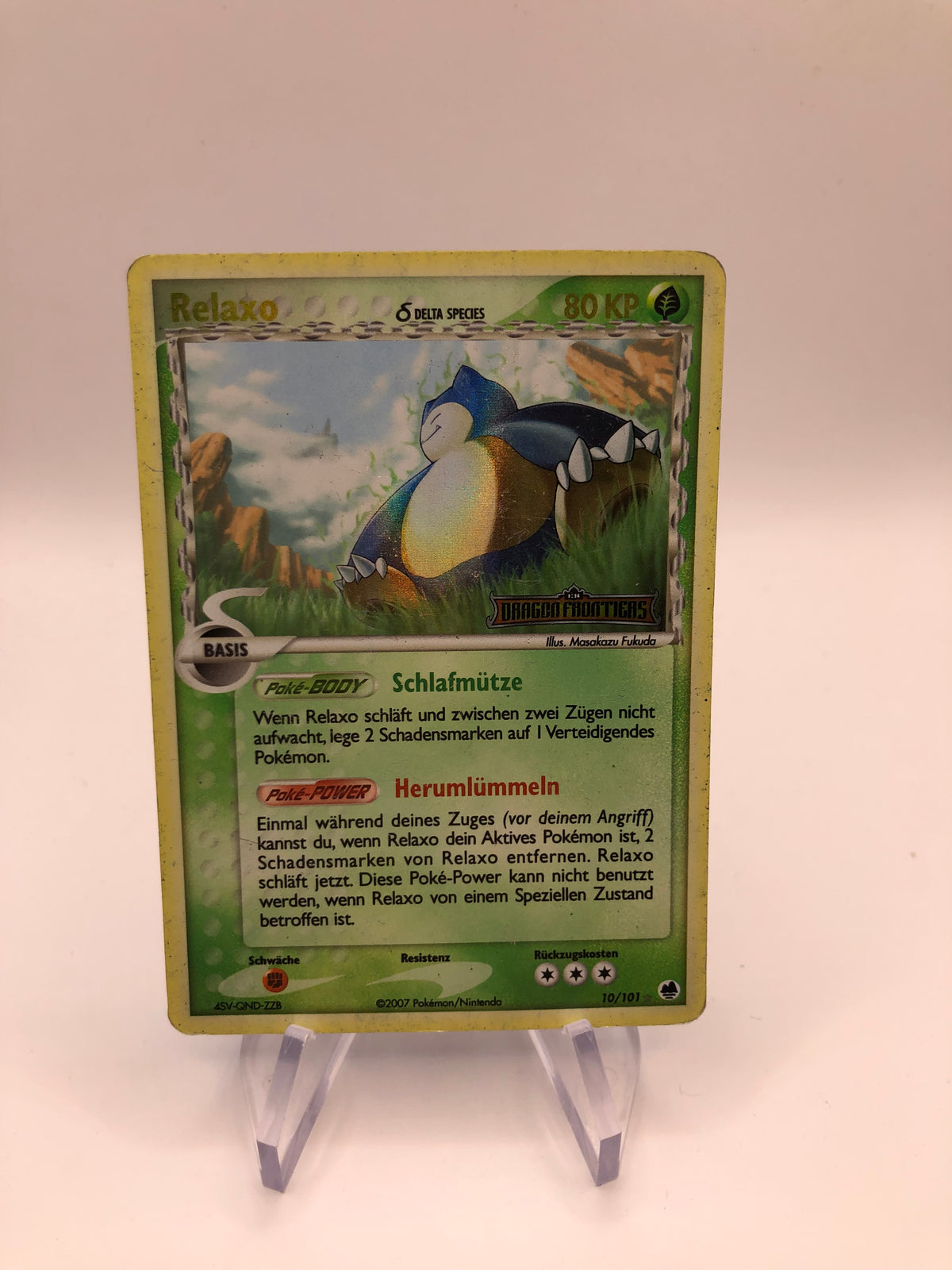 Pokemon Karte Delta Species Relaxo 10/101 Deutsch