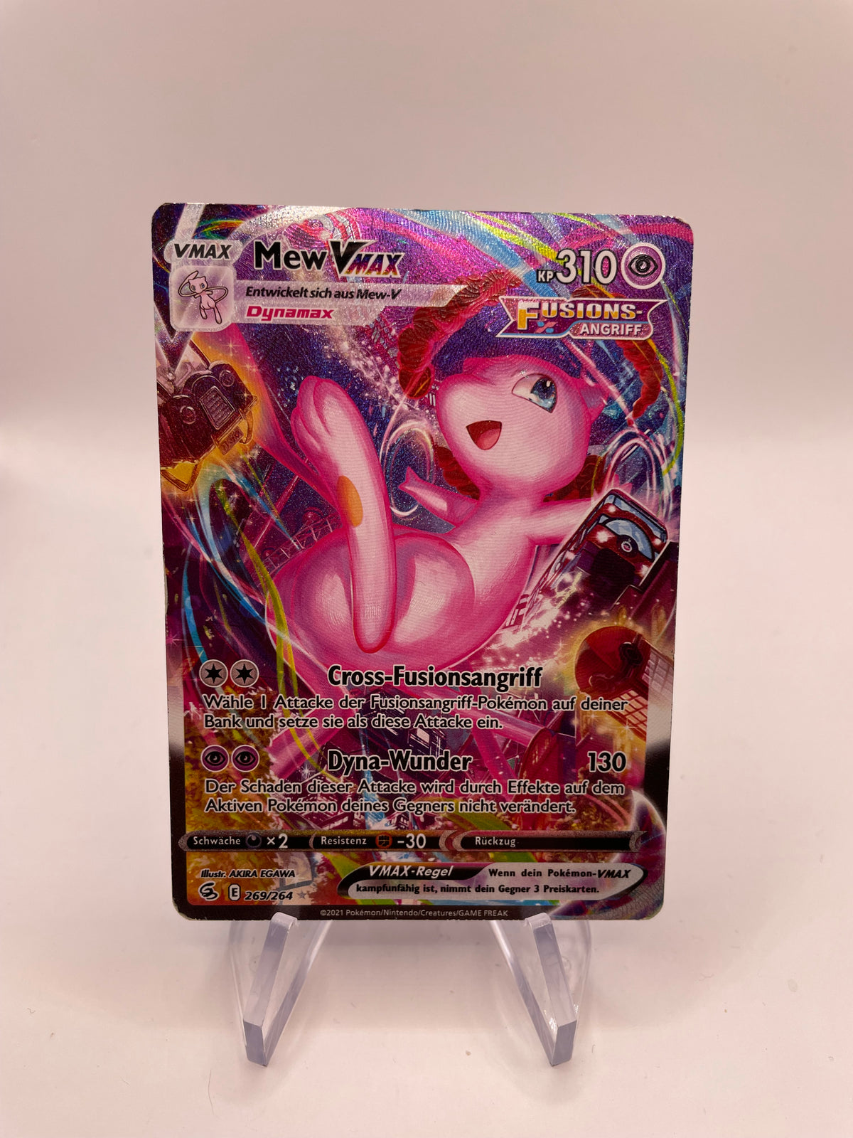 Pokemon Karte Vmax Mew 269/264 Deutsch