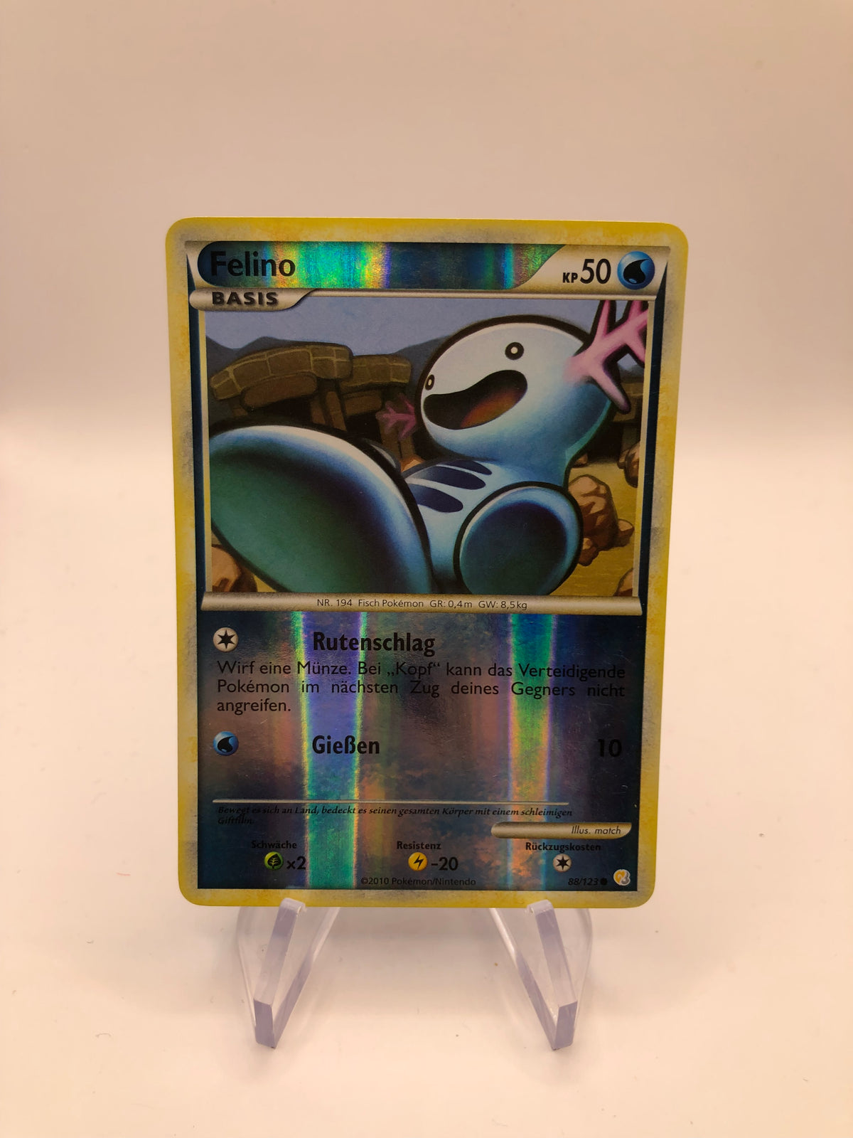 Pokemon Karte Revers Felino 88/123 Deutsch