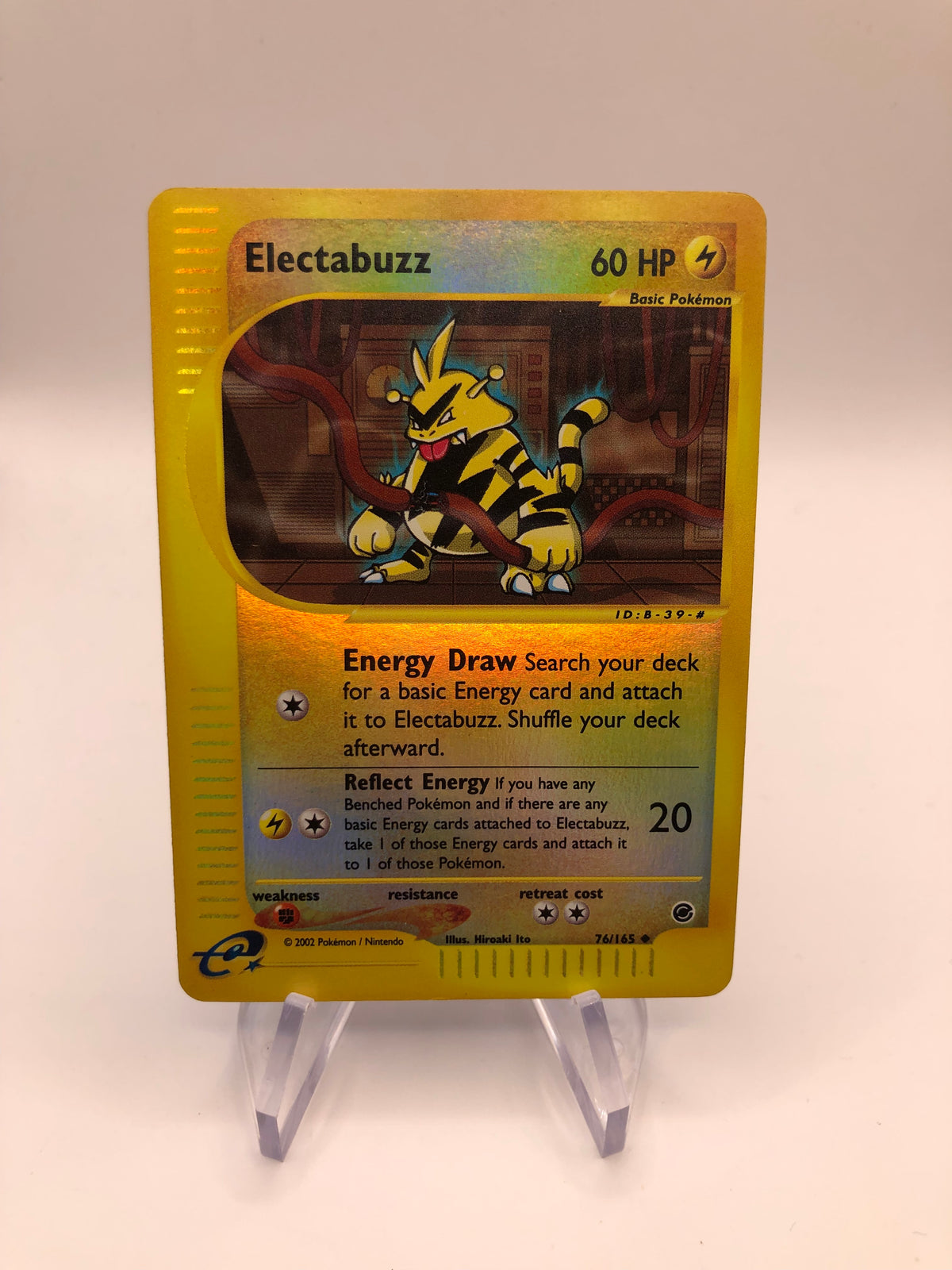 Pokemon Karte E-Series Elektek 76/165 Englisch