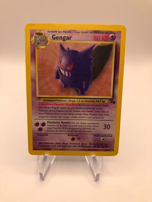 Pokemon Karten Fossil Gengar 20/62 Deutsch