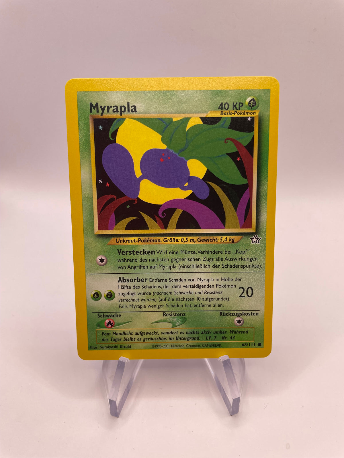 Pokemon Karte Myrapla Neo Genesis 68/111 Deutsch