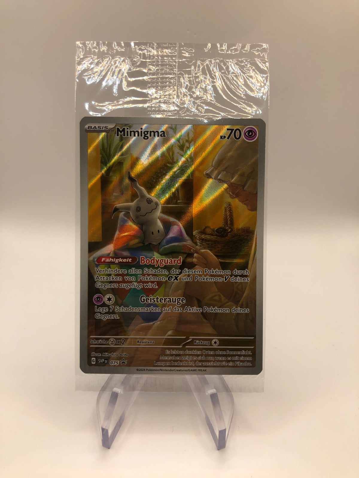 Pokemon Karte Art-Rare Promo OVP Mimigma 075 Deutsch