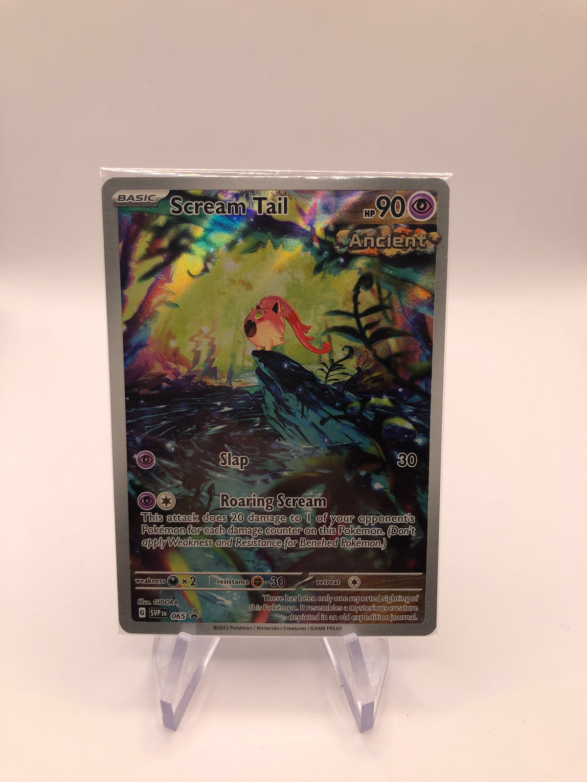 Pokemon Karte Promo OVP Art-Rare Promo Scream Tail 65 Englisch