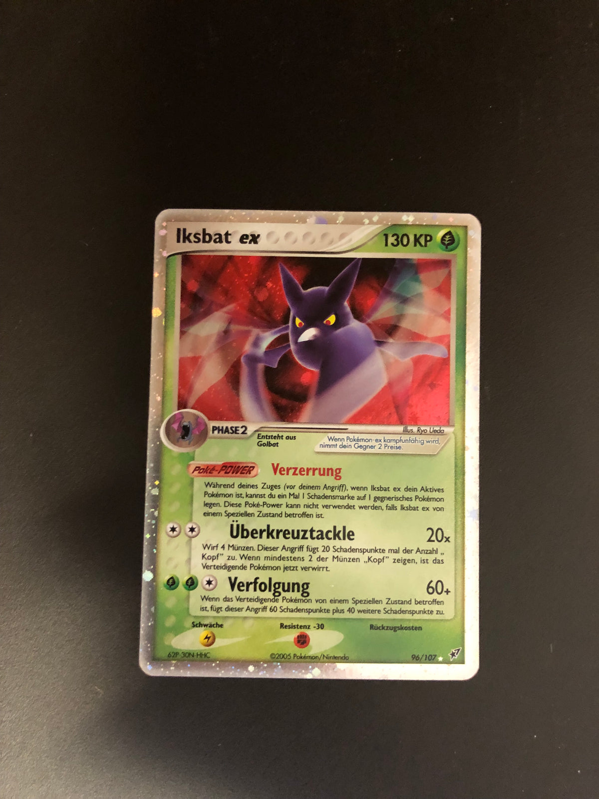 Pokemon Karte EX Ikabat 96/107 Deutsch