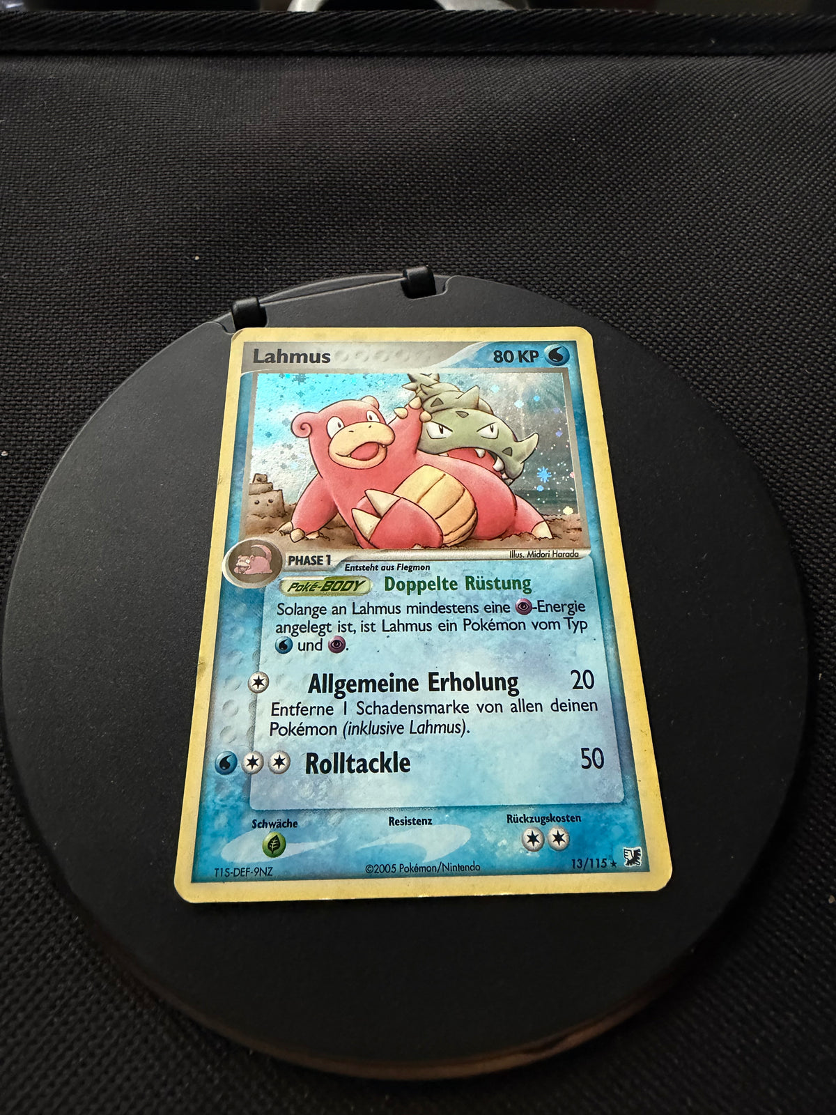 Pokemon Karte Holo Lahmus 13/115 Deutsch