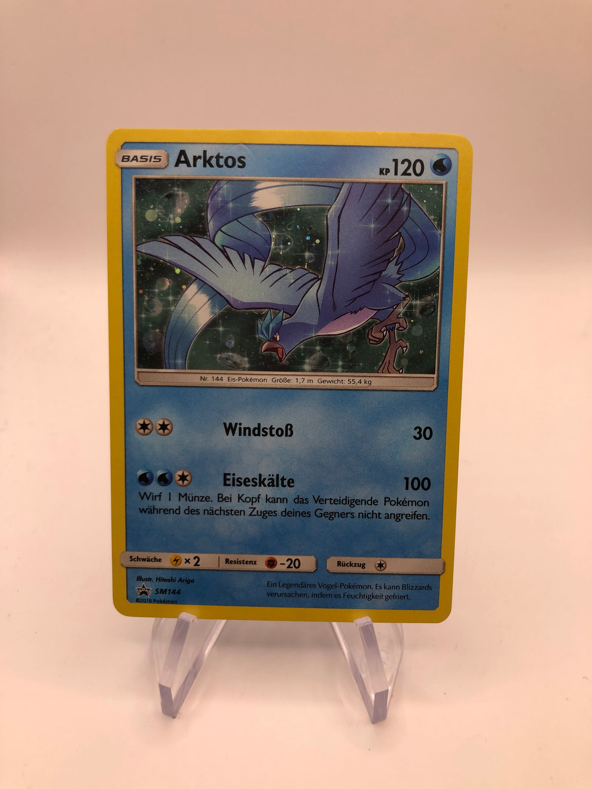 Pokemon Karten Holo Promo Arktos SM144 Deutsch