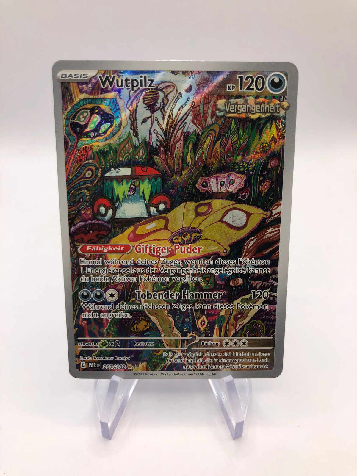 Pokemon Karte Art-Rare Wutpilz 207/182 Deutsch