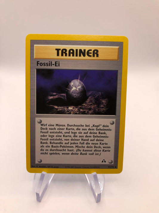 Pokemon Karte Neo Discovery Trainer Fossil-Ei 72/75 Deutsch
