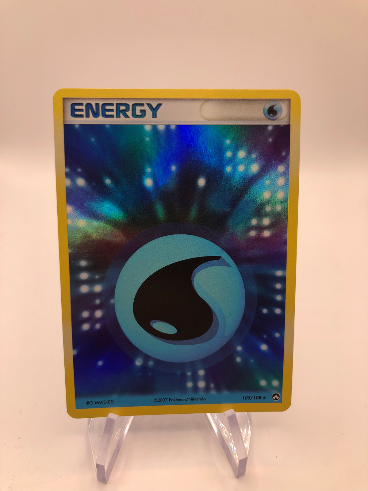 Pokemon Karte Revers Wasser-Energie 105/108 Englisch