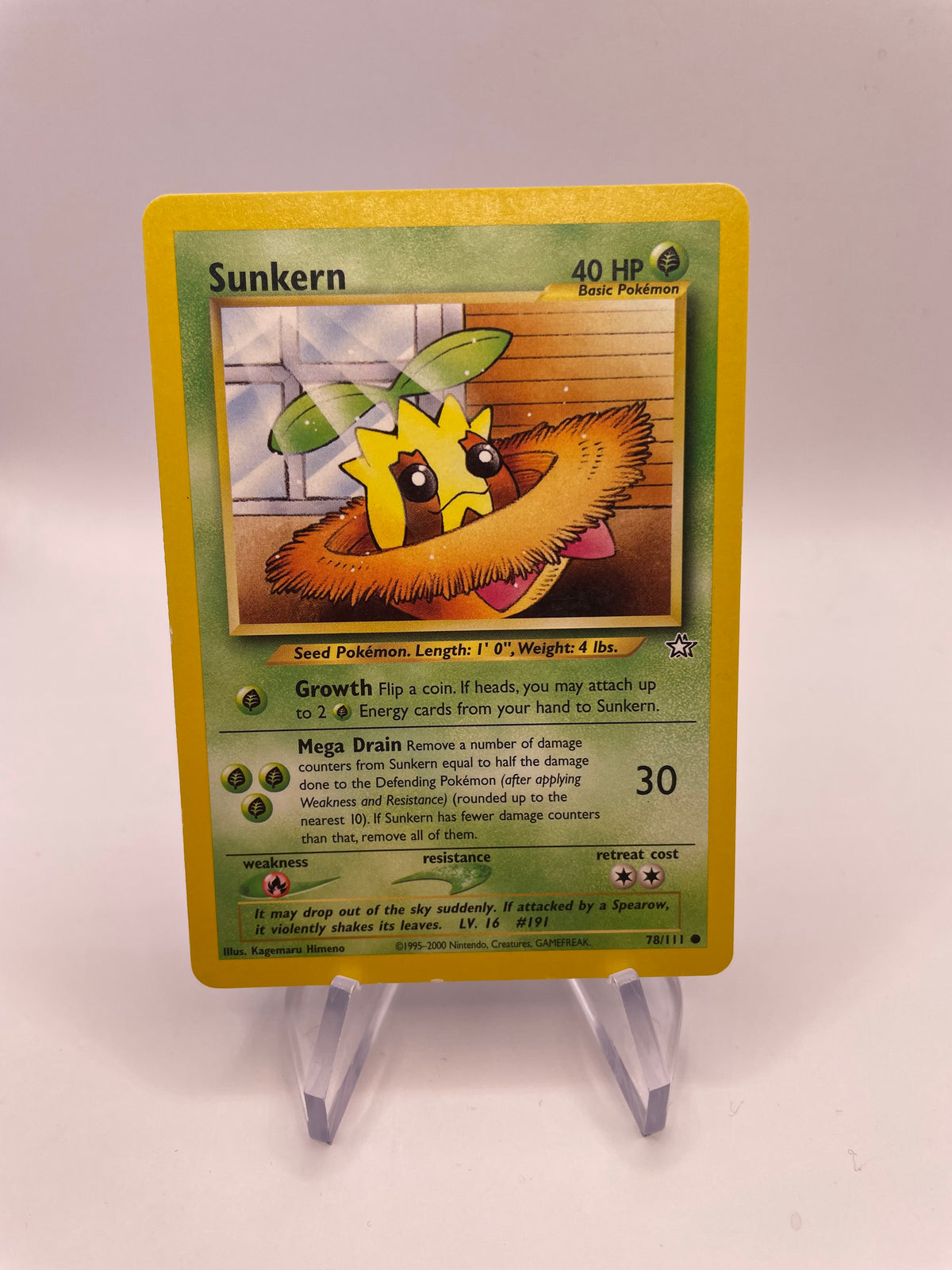 Pokemon Karte Sonnkern Neo Genesis 78/111 Englisch