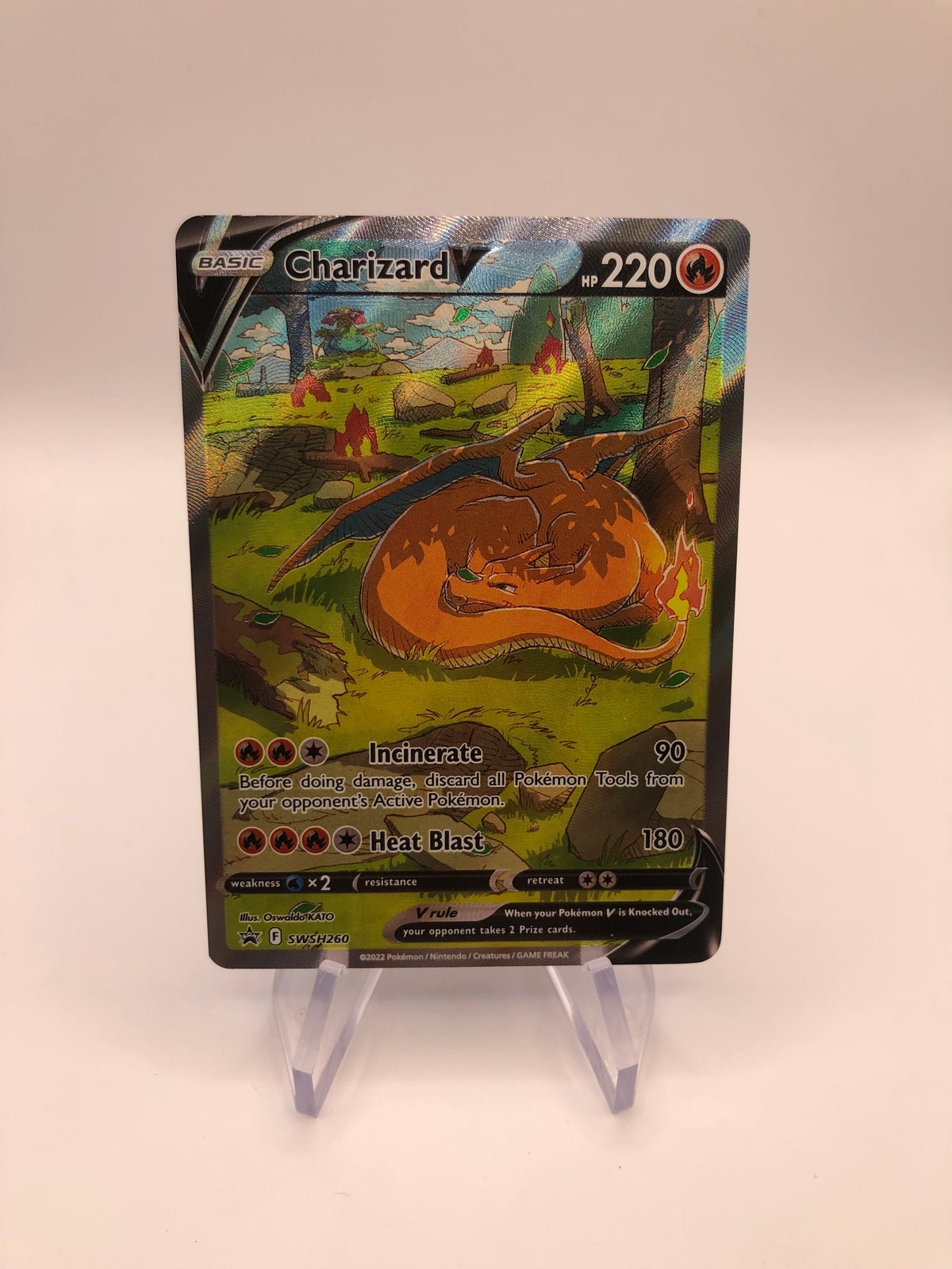 Pokemon Karte V Promo Glurak SWSH260 Englisch