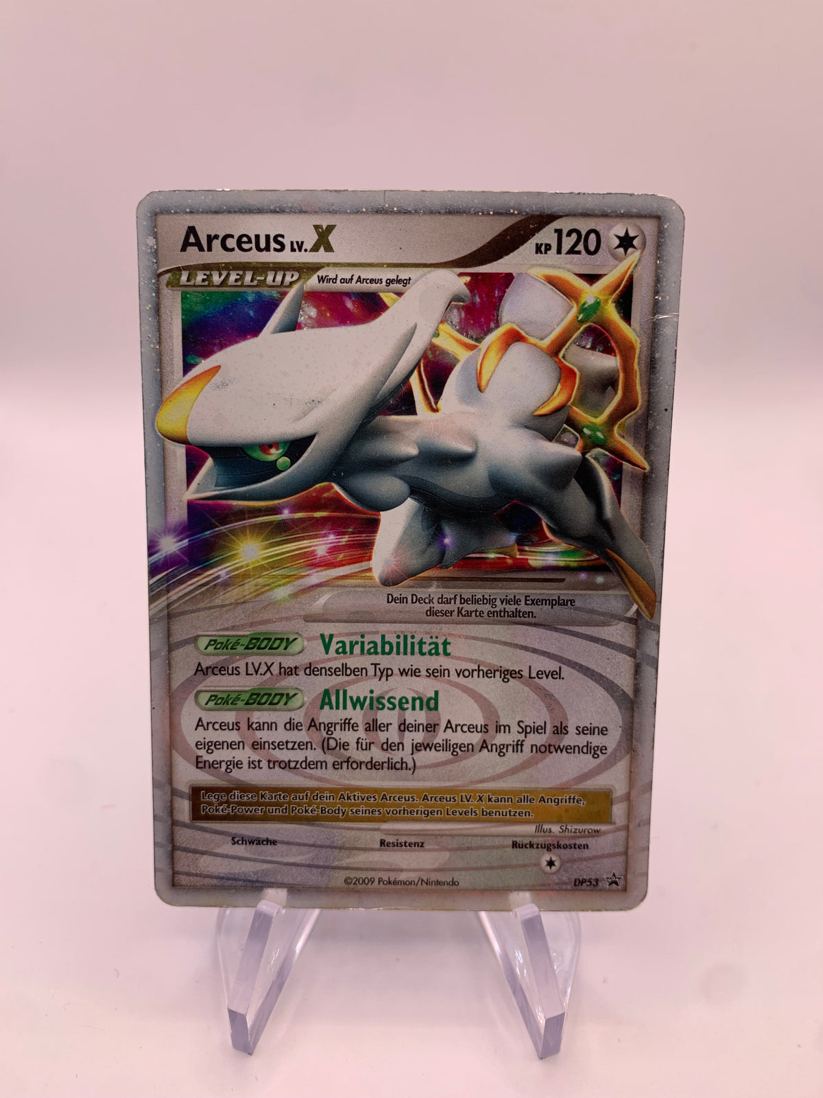 Pokemon Karte Promo Lv.X Arceus DP53 Deutsch