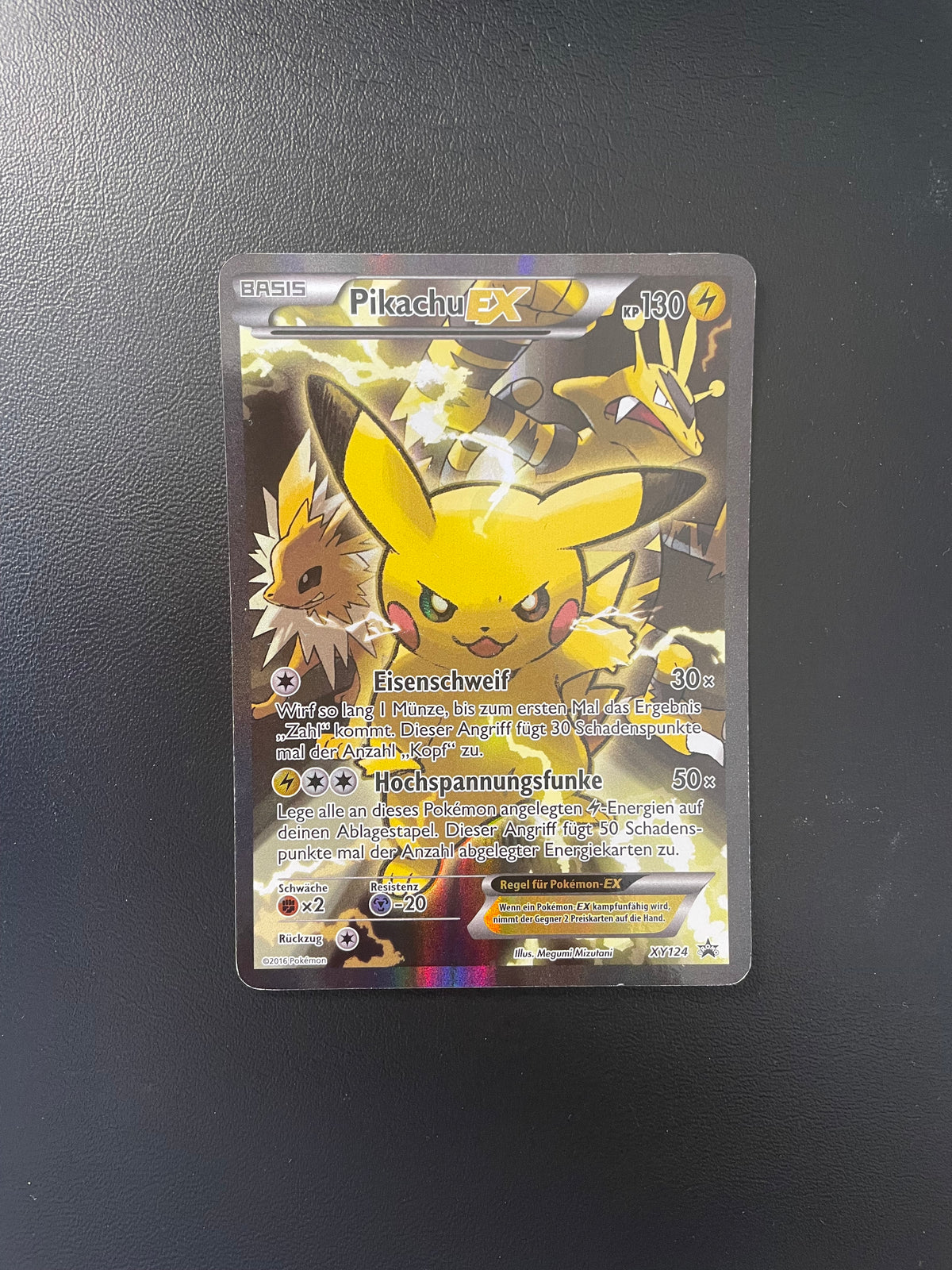 Pokemon Karte Ex Promo Pikachu XY124 Deutsch
