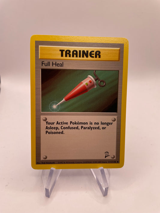 Pokemon Karte Base-Set 2 Trainer Full Heal 111/130 Englisch