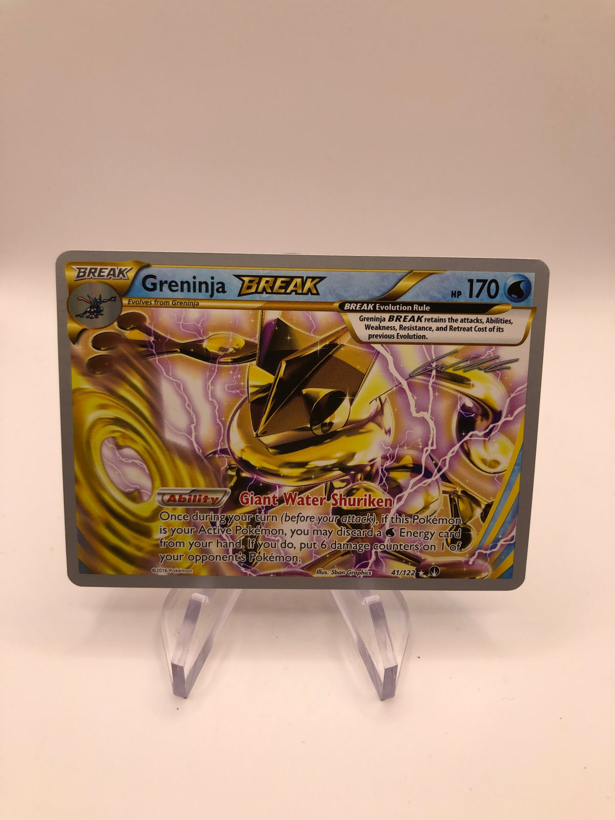 Pokemon Karte World Championships Turbo Greninja 41/122 Englisch