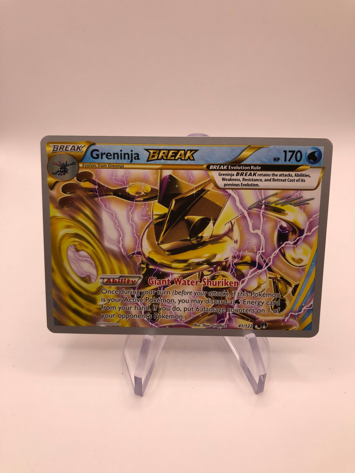 Pokemon Karte World Championships Turbo Greninja 41/122 Englisch