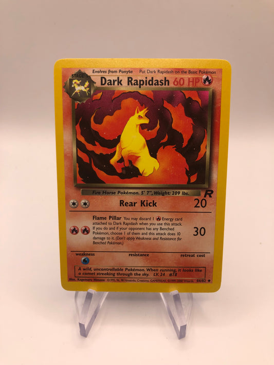 Pokemon Karte Rocket Dunkles Rapidash 44/82 Englisch