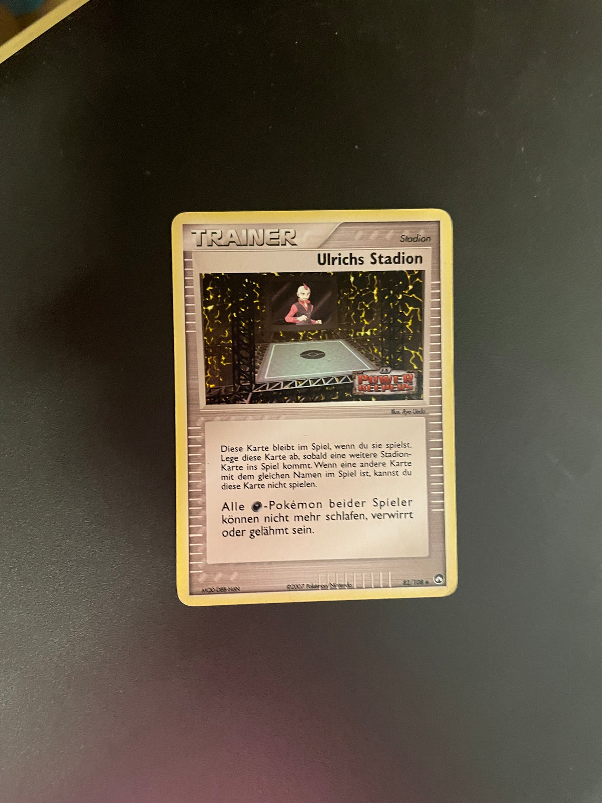 Pokemon Karte Stamp Ulrichs Stadion 82/108 Deutsch