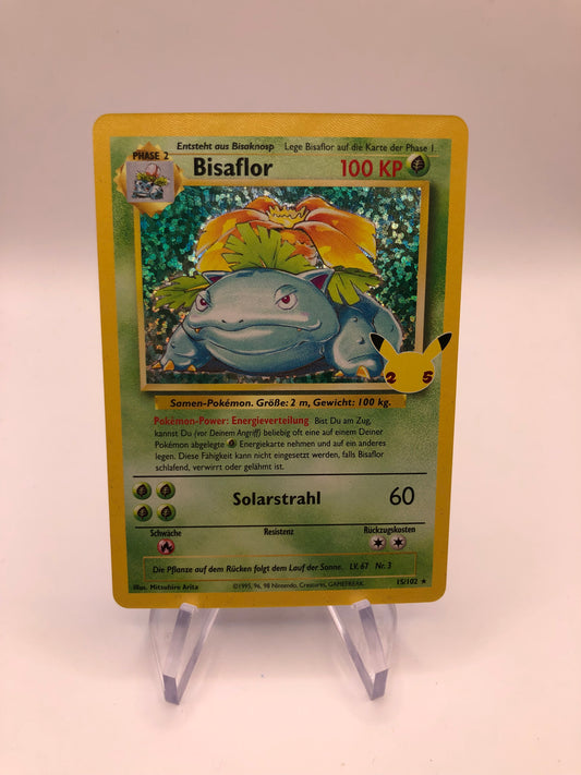Pokemon Karte Holo Bisaflor Celebration 15/102 Deutsch
