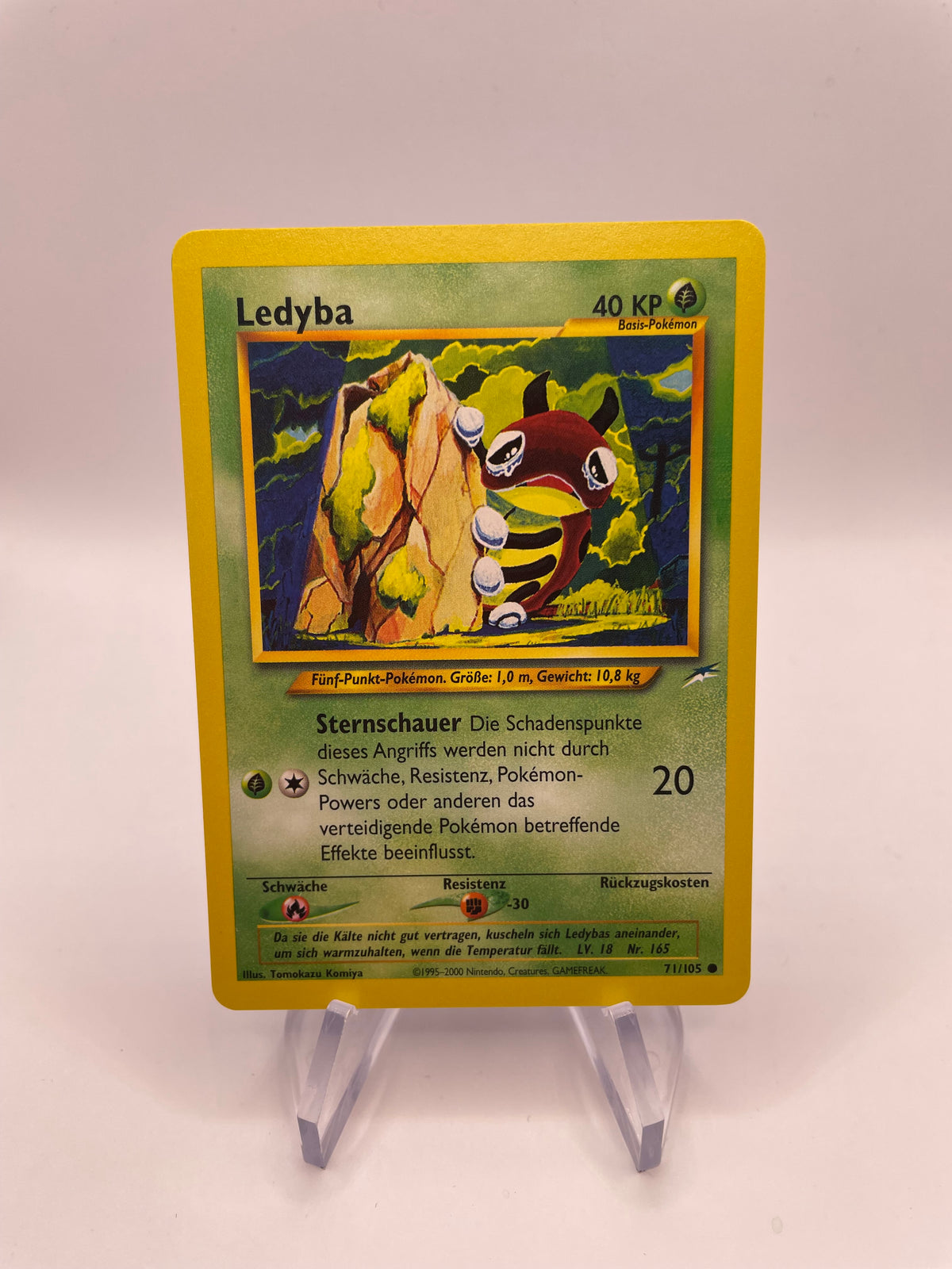 Pokemon Karte Ledyba Neo Destiny 71/105 Deutsch