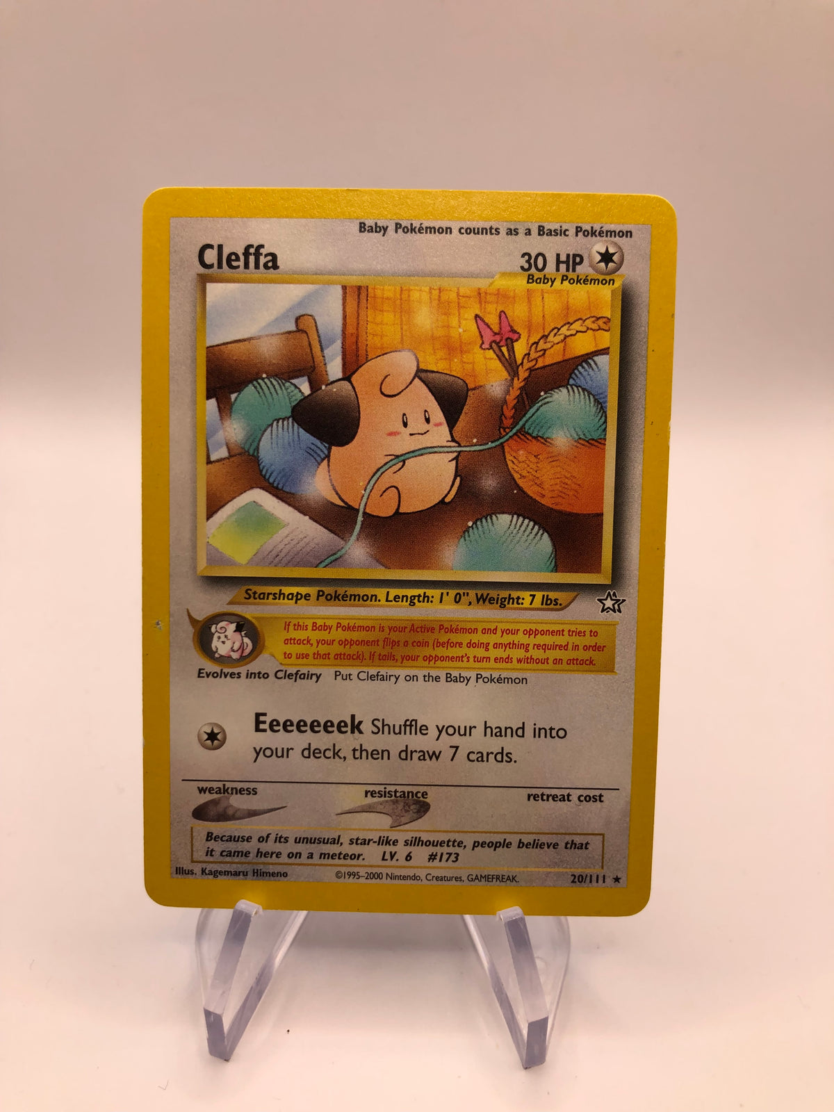 Pokemon Karte Gym Heros Cleffa 20/111 Englisch