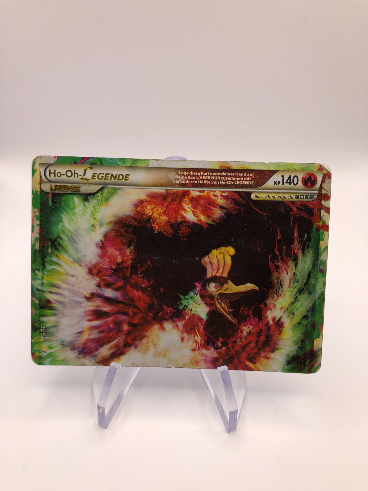 Pokemon Karte Legende Ho-Oh 111/123 Deutsch