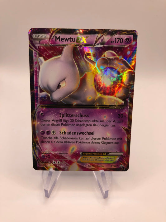 Pokemon Karte Promo EX Mewtu XY107 Deutsch