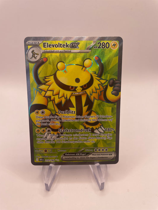 Pokemon Karte Ex Elevoltek 212/182 Deutsch