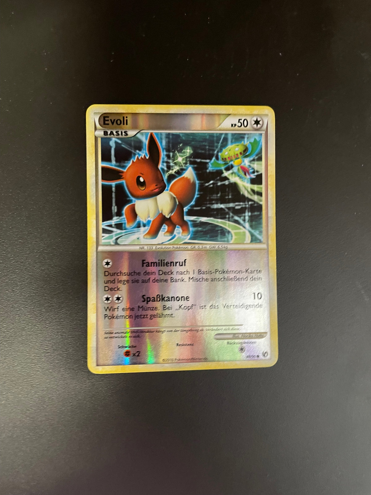 Pokemon Karte Revers Evoli 48/90 Deutsch