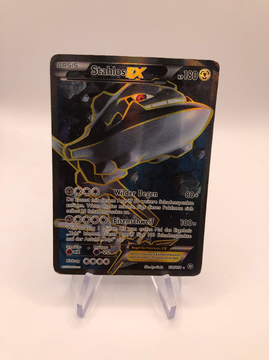 Pokemon Karte EX Fullart Stahlos 108/114 Deutsch