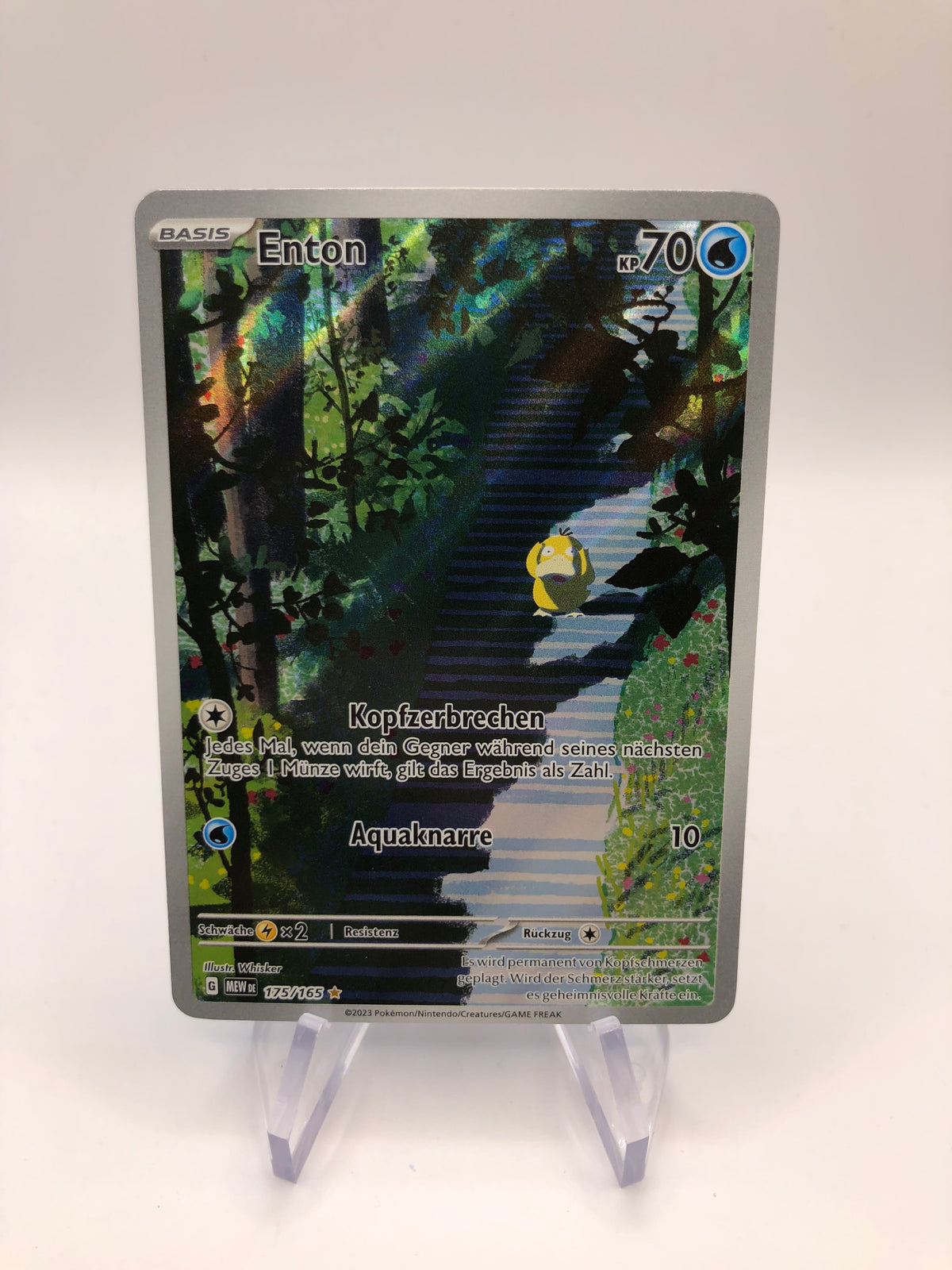 Pokemon Karte Art-Rare Enton 175/165 Deutsch