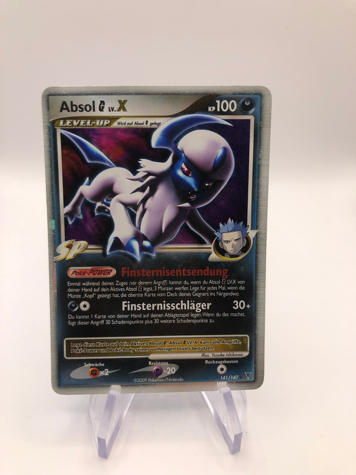 Pokemon Karte Lv.X Absol 14/147 Deutsch