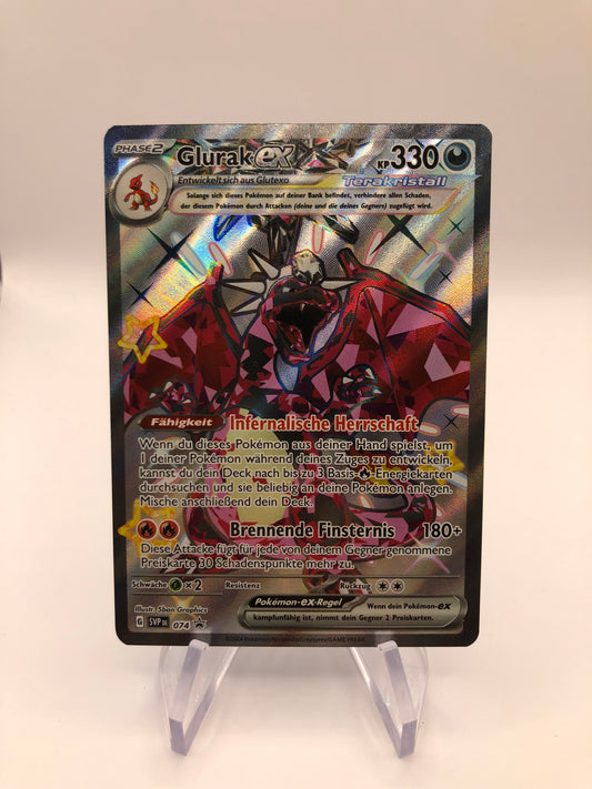 Pokemon Karte EX Glurak 074 Deutsch