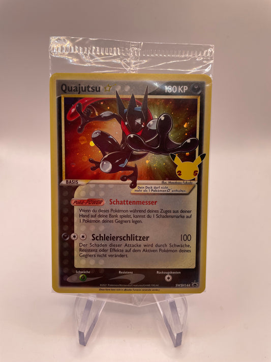 Pokémon Karte OVP Celebration Quajutsu SWSH144 Deutsch