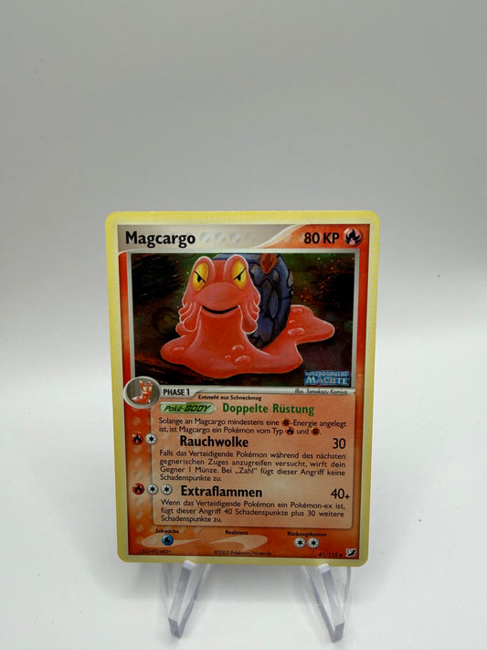 Pokemon Karte Stamp Magcargo 41/115 Deutsch
